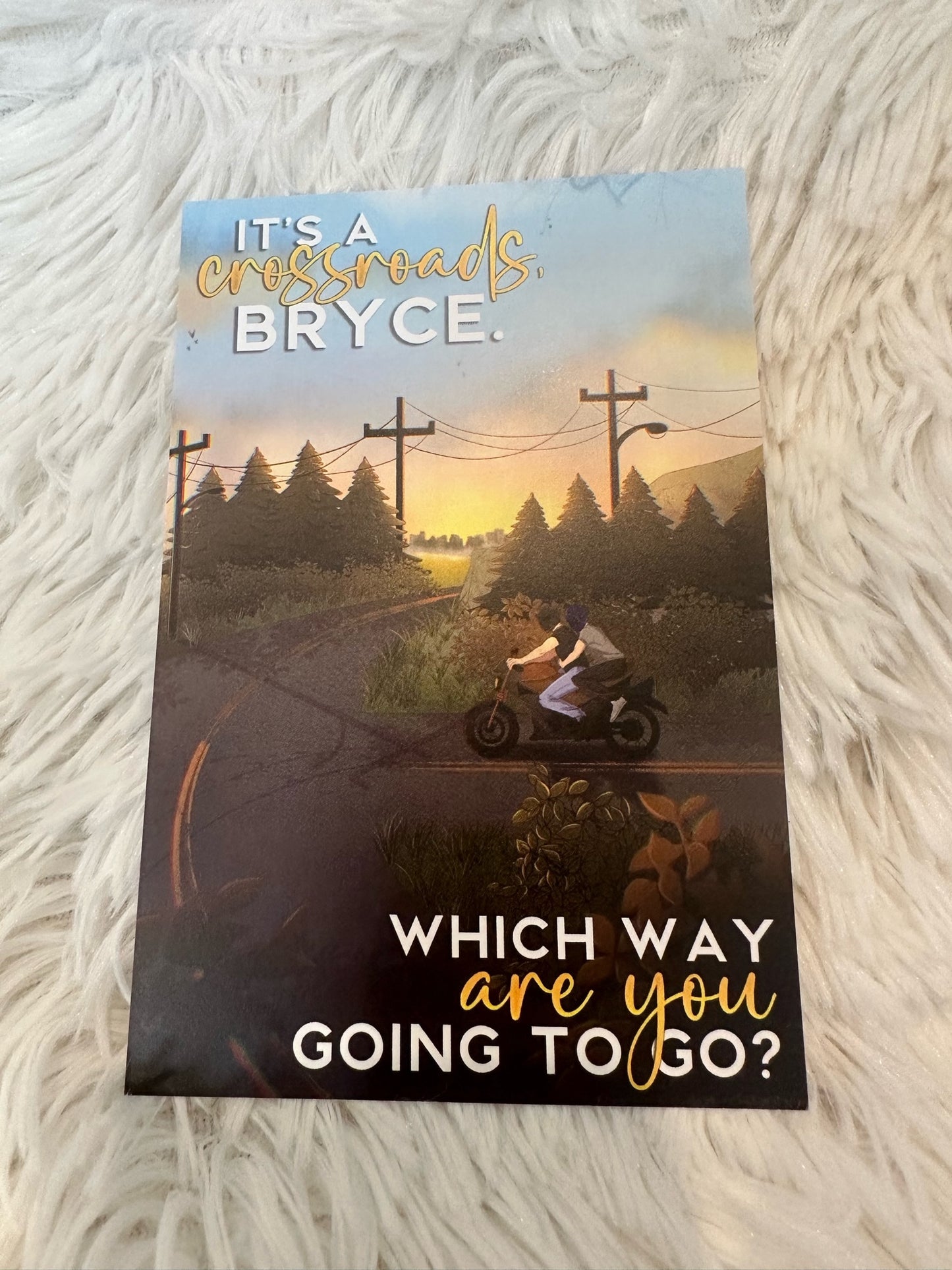 Crossroads artwork postcard - Nick & Bryce