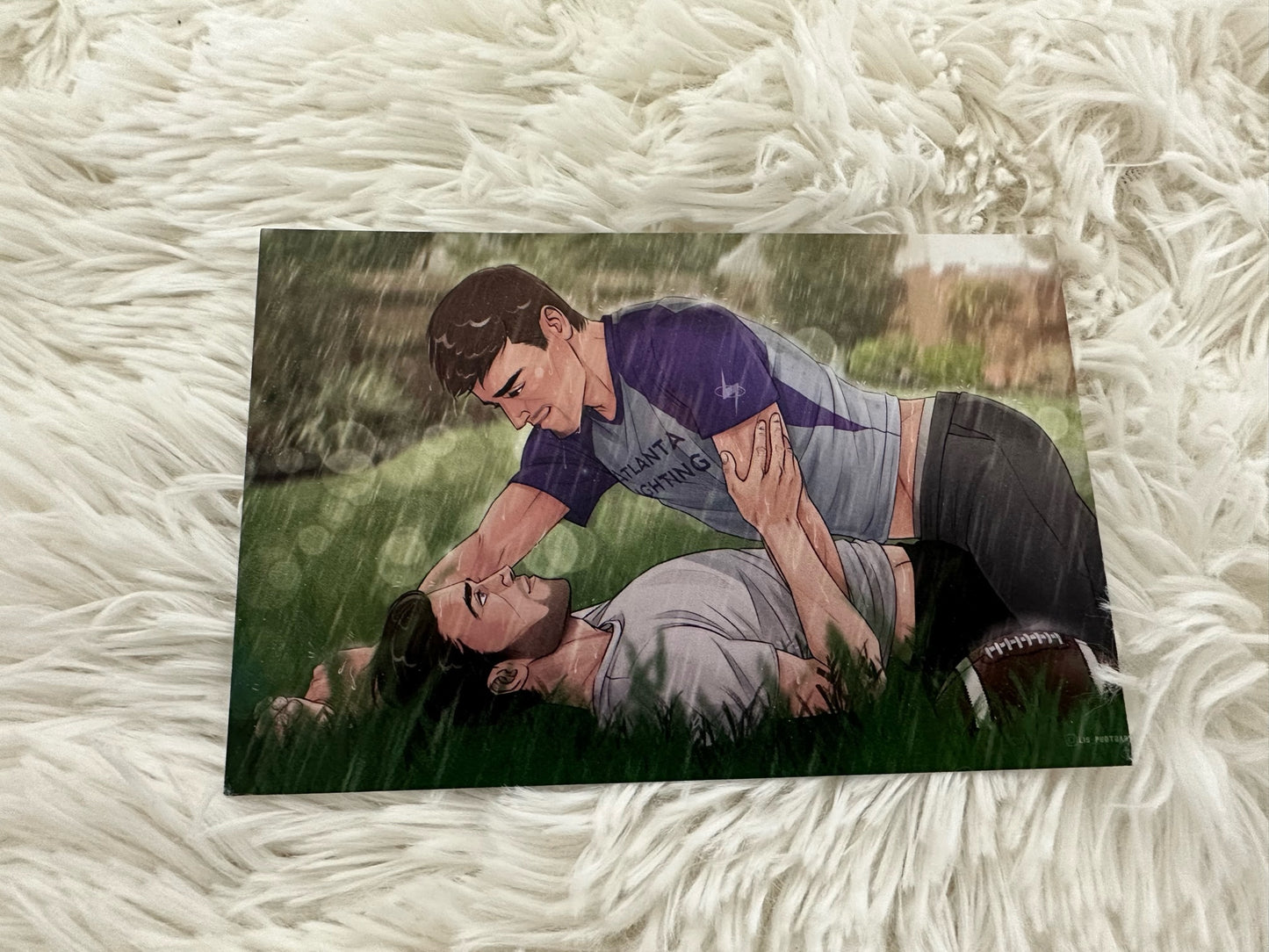 The Endgame postcard artwork - West x Anson